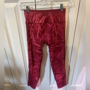 Lululemon Size 4 Ebb To Street Tight Pink Dye